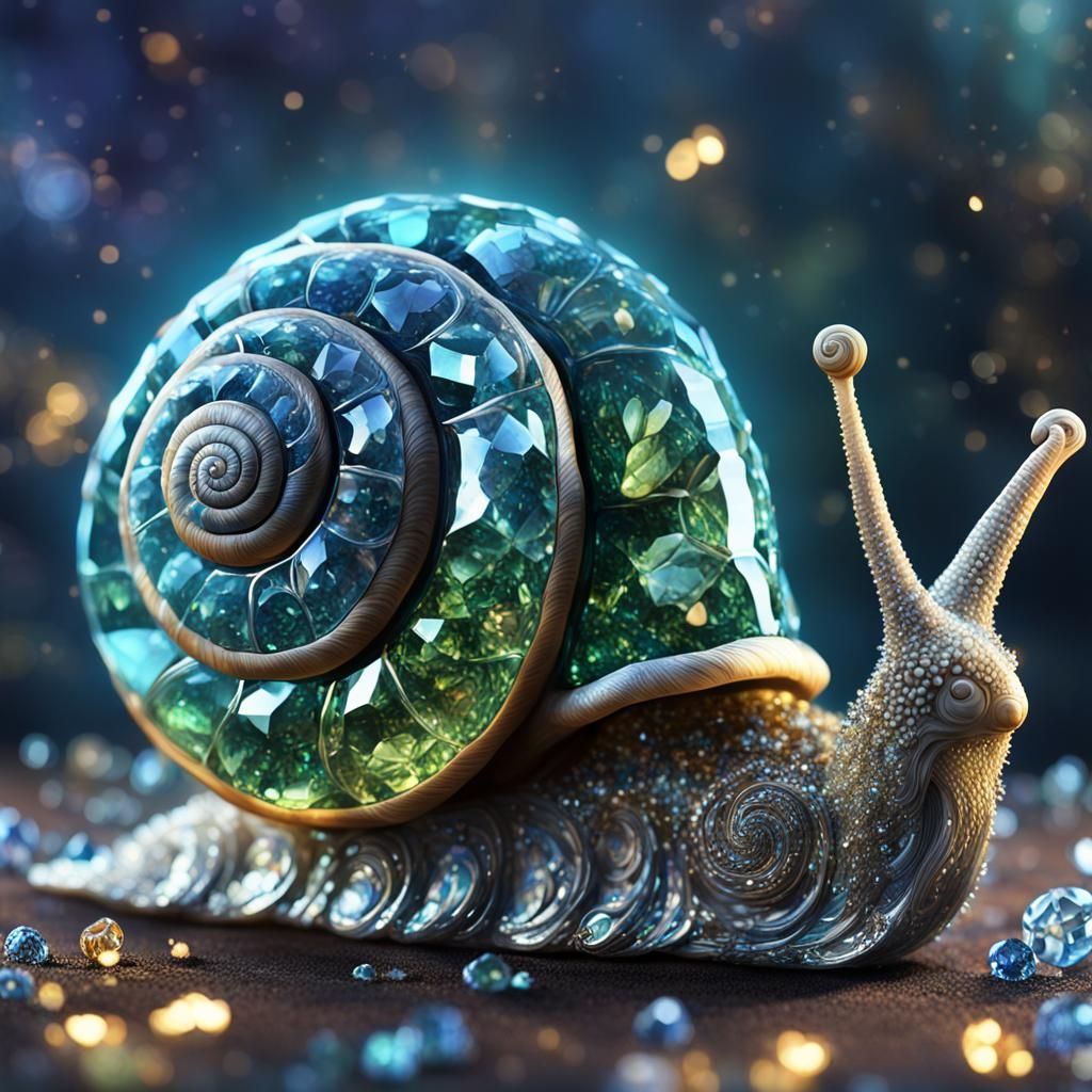 Crystal Snail  by @Litnut17