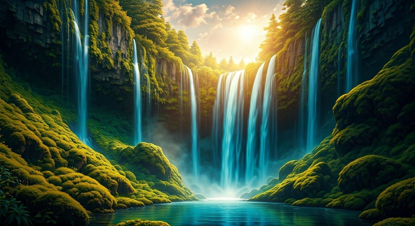 Heavenly Waterfall