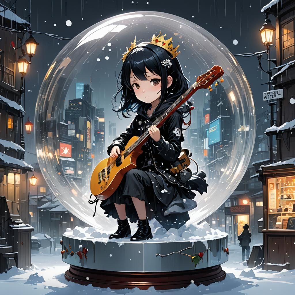 Trapped in a snow globe