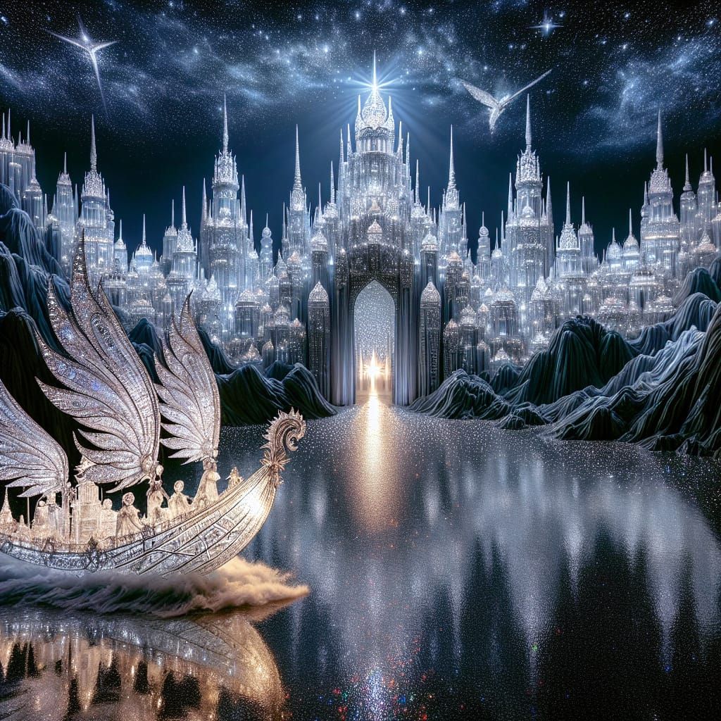 Sail to Starry Silver City Animated