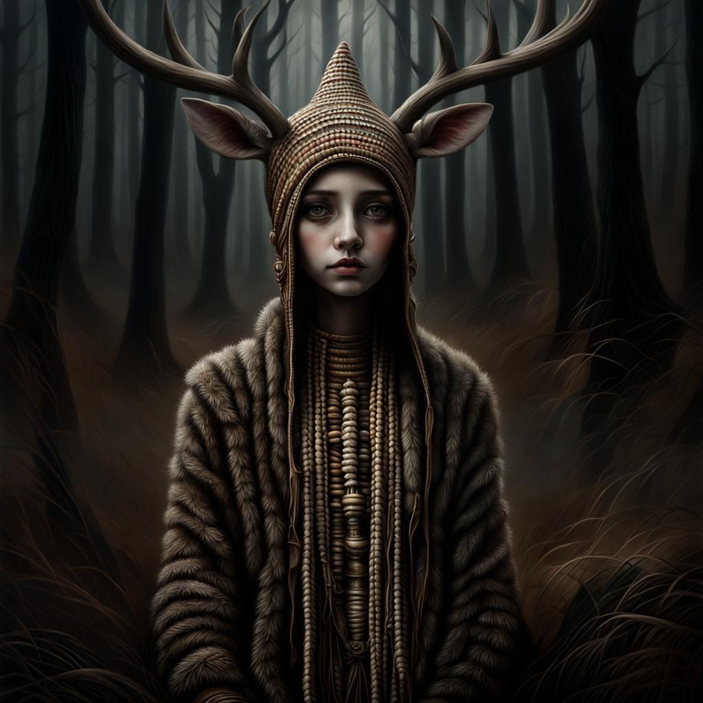 Deer in the Woods