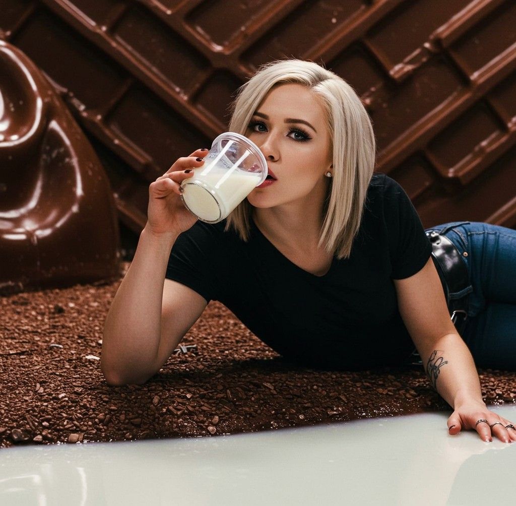In a world made of chocolate with rivers of milk