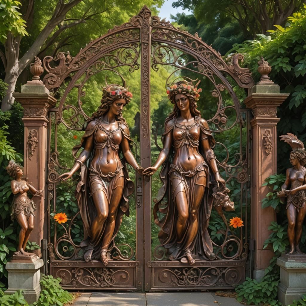 Enter the Persian Gardens  by @Tia