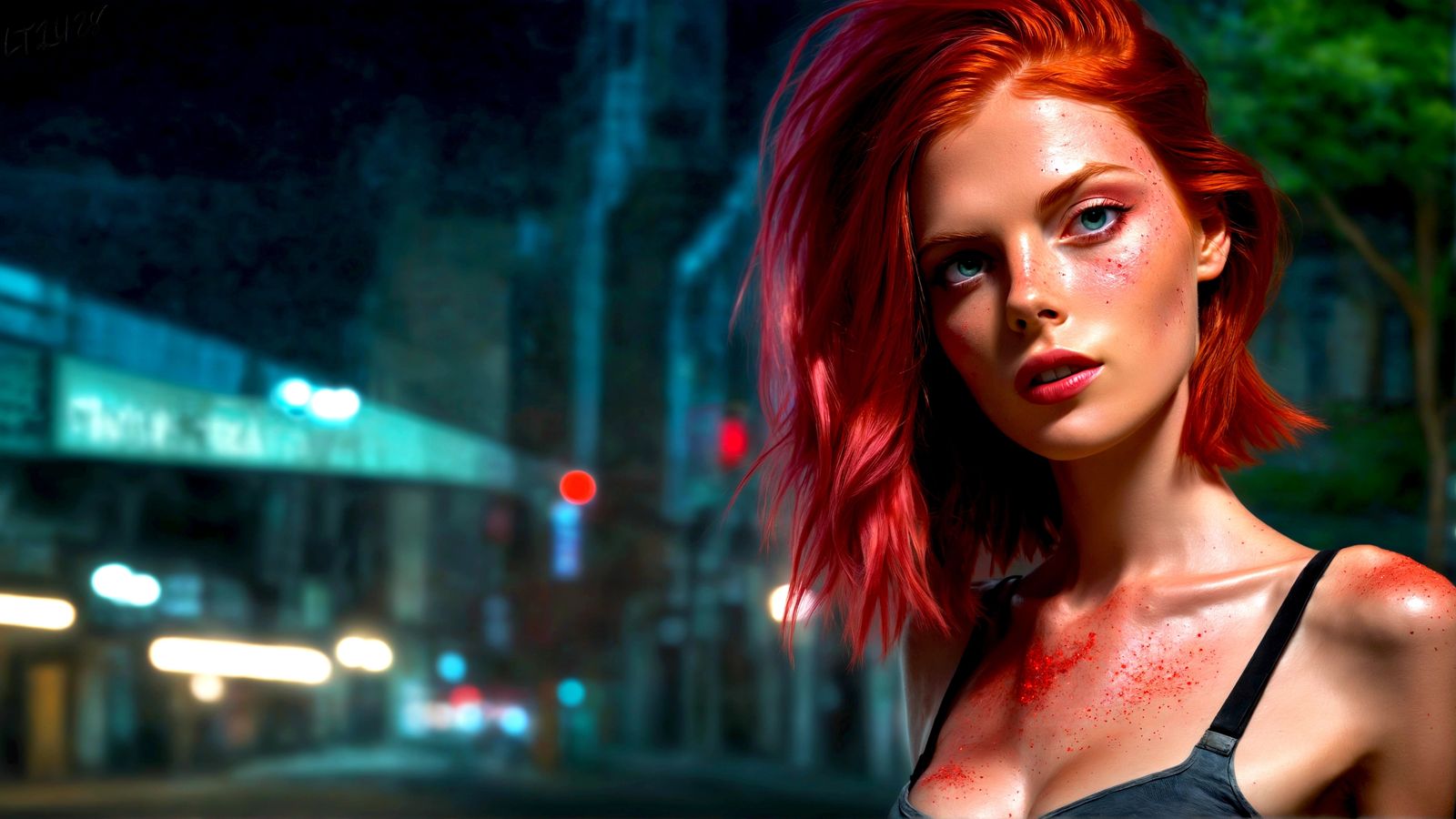 Kristie Kline - Glitter in the air series.