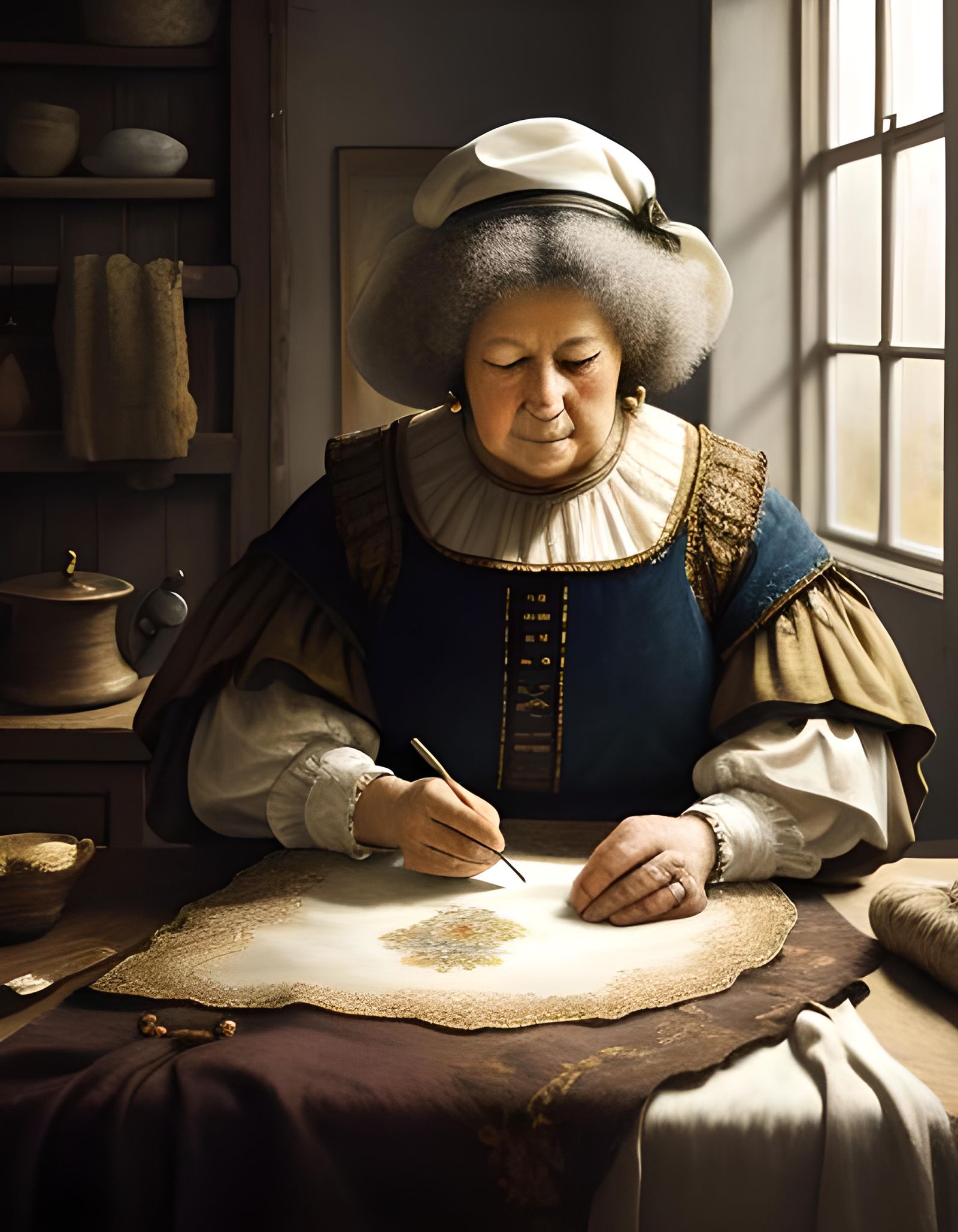 The Embroiderer - Testing Free Model, DreamShaper V8, I'M NO...
