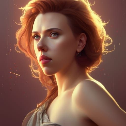 Scarlett Johansson - AI Generated Artwork - NightCafe Creator