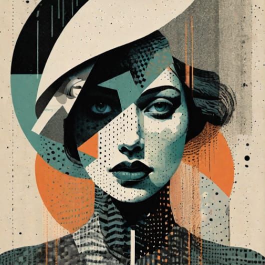 Abstract Woman Portrait