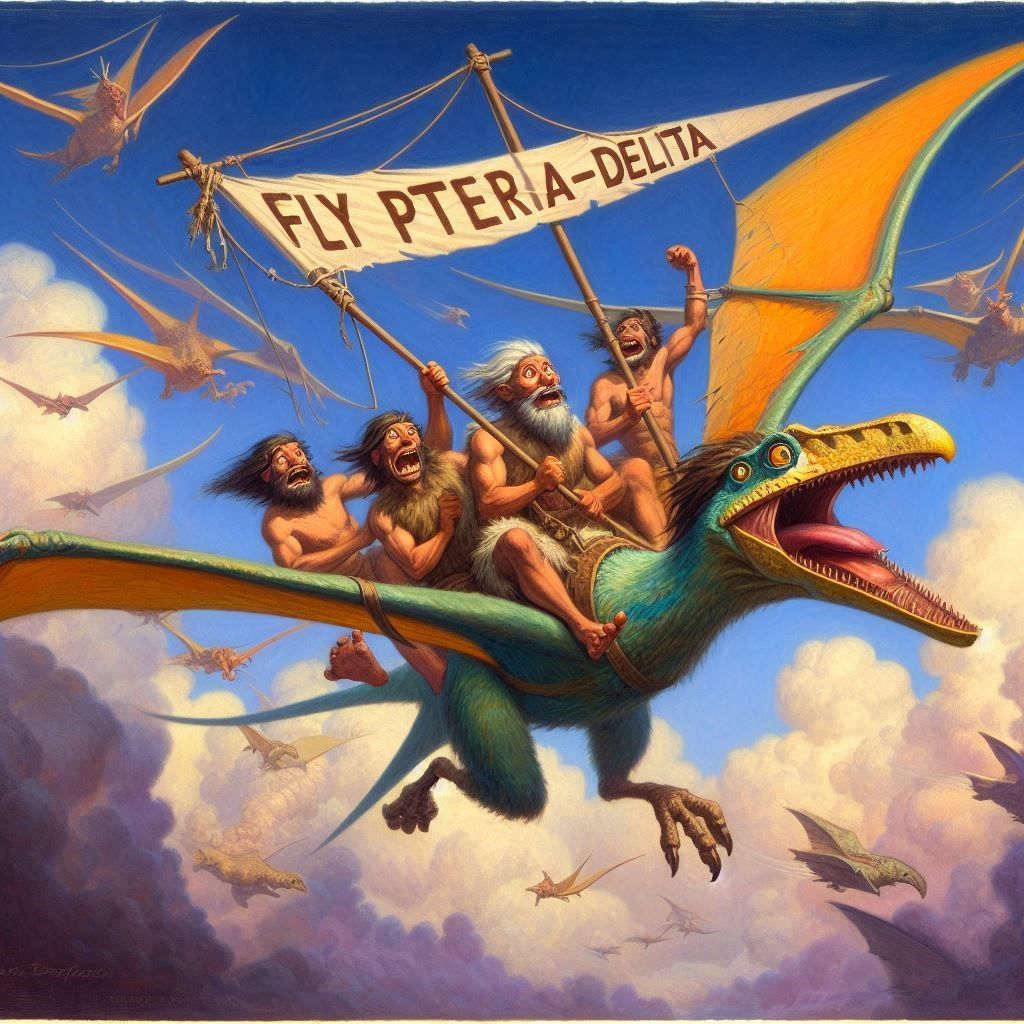 Neanderthals, First in Flight!