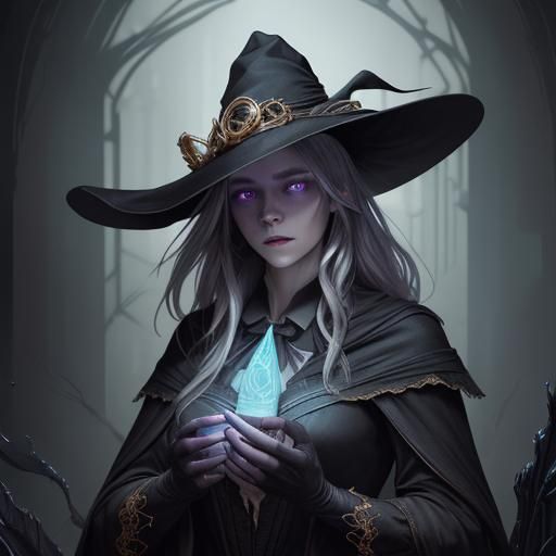 Bloodborne Witch Witch Hat With Dark Pastel Glow Dark Pastel Robes   IneLtKcybSGEqJeGEea3  1  S6oqj 