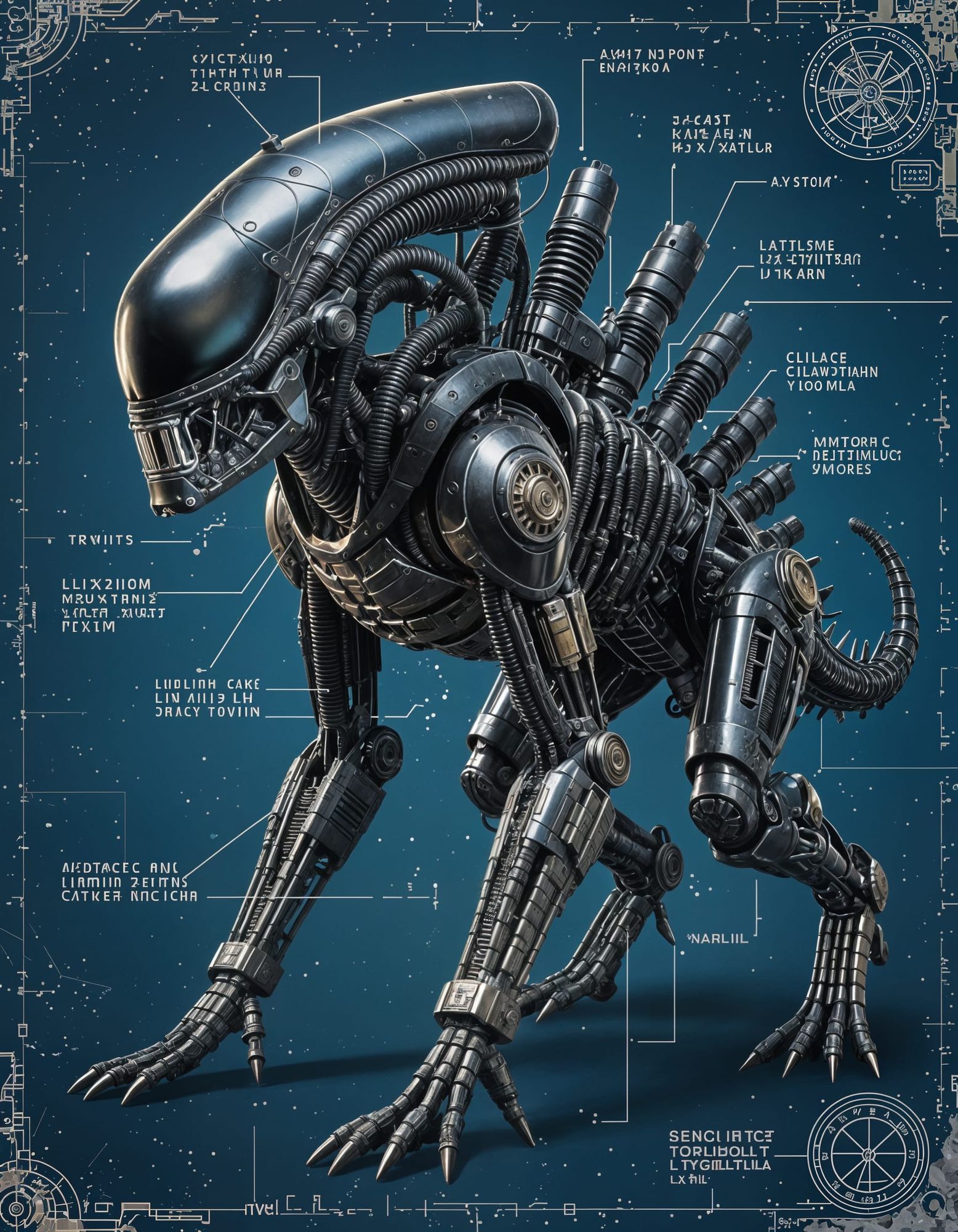 Generate an image where the creature in image 1 is being walked on a lead through a park  by the woman in image 2. It is a sunny day. The im... - Start Image 1