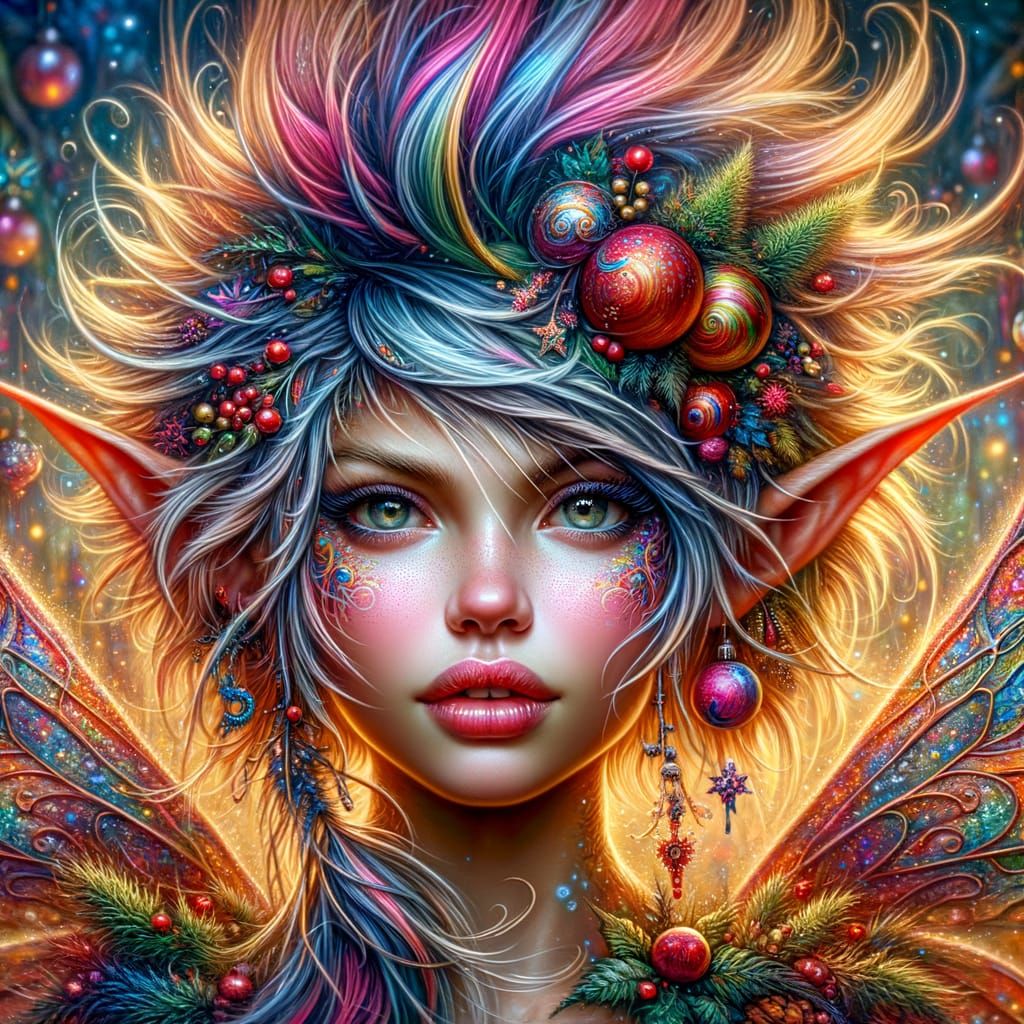 Make the fairy wings flutter, make the ears twitch, make the fairy wink and give a shy smile