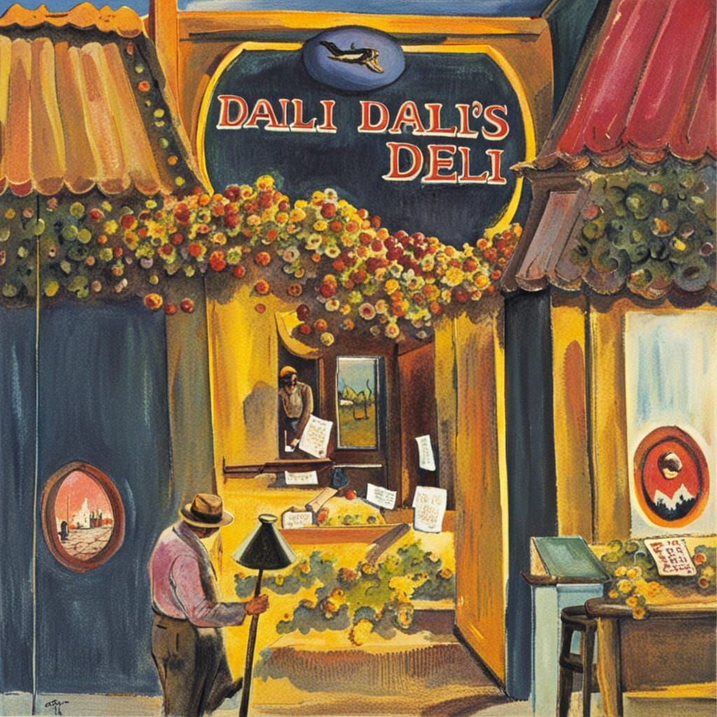 Dali's deli AI Generated Artwork NightCafe Creator