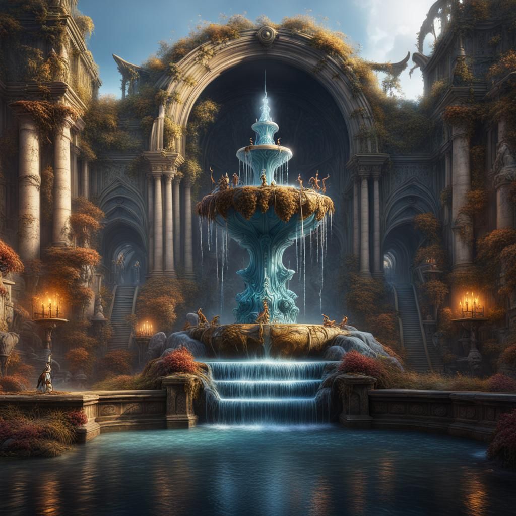 Water Fountain  by @Lily