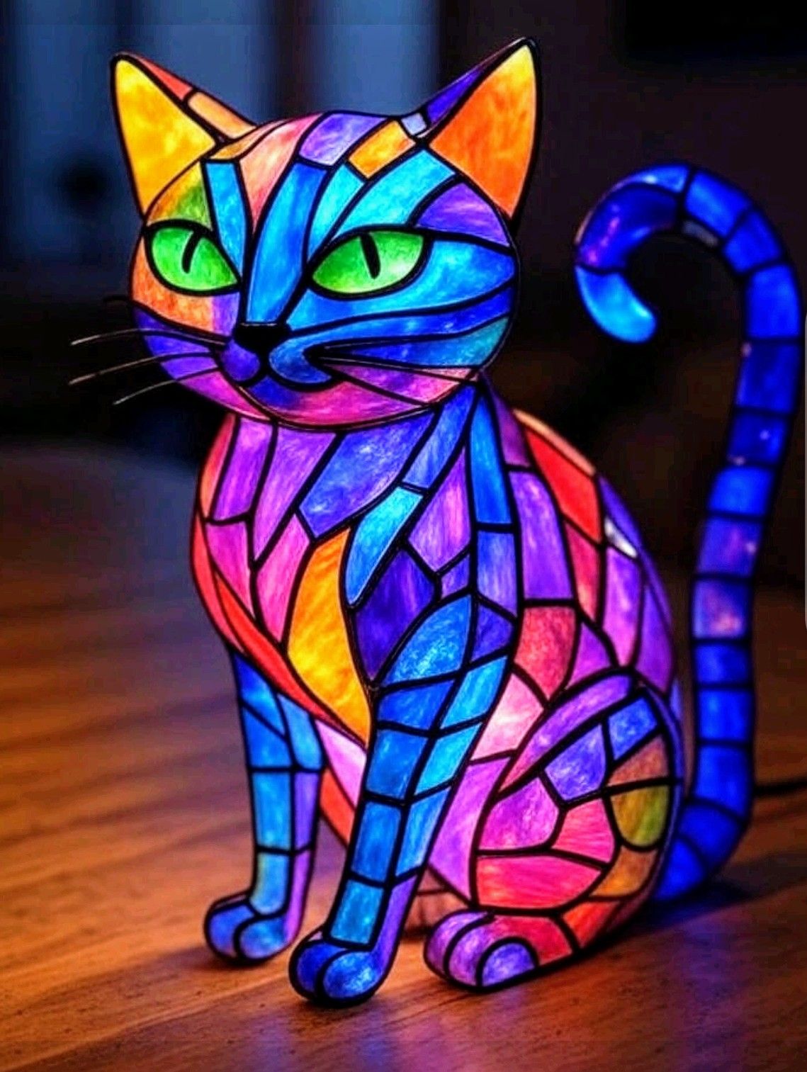 Cat lamp