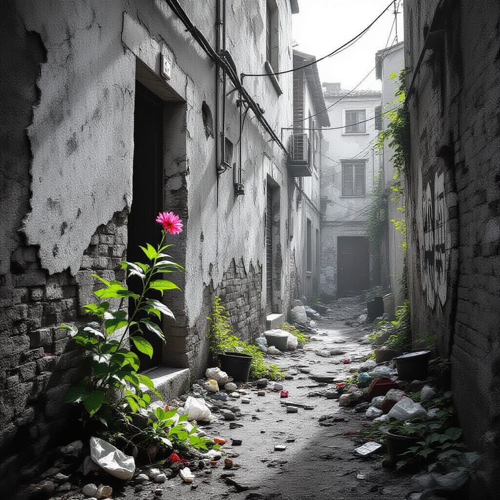 Growth in the Ruins  by @Mark Mains