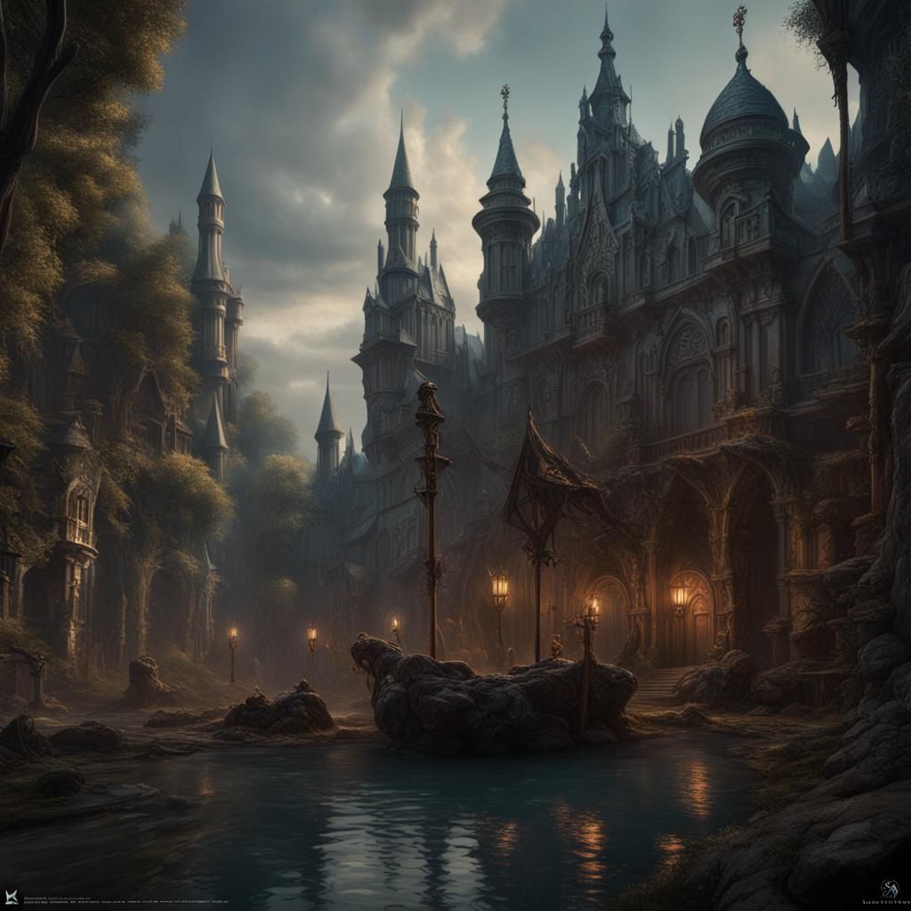 Gothic architecture - AI Generated Artwork - NightCafe Creator