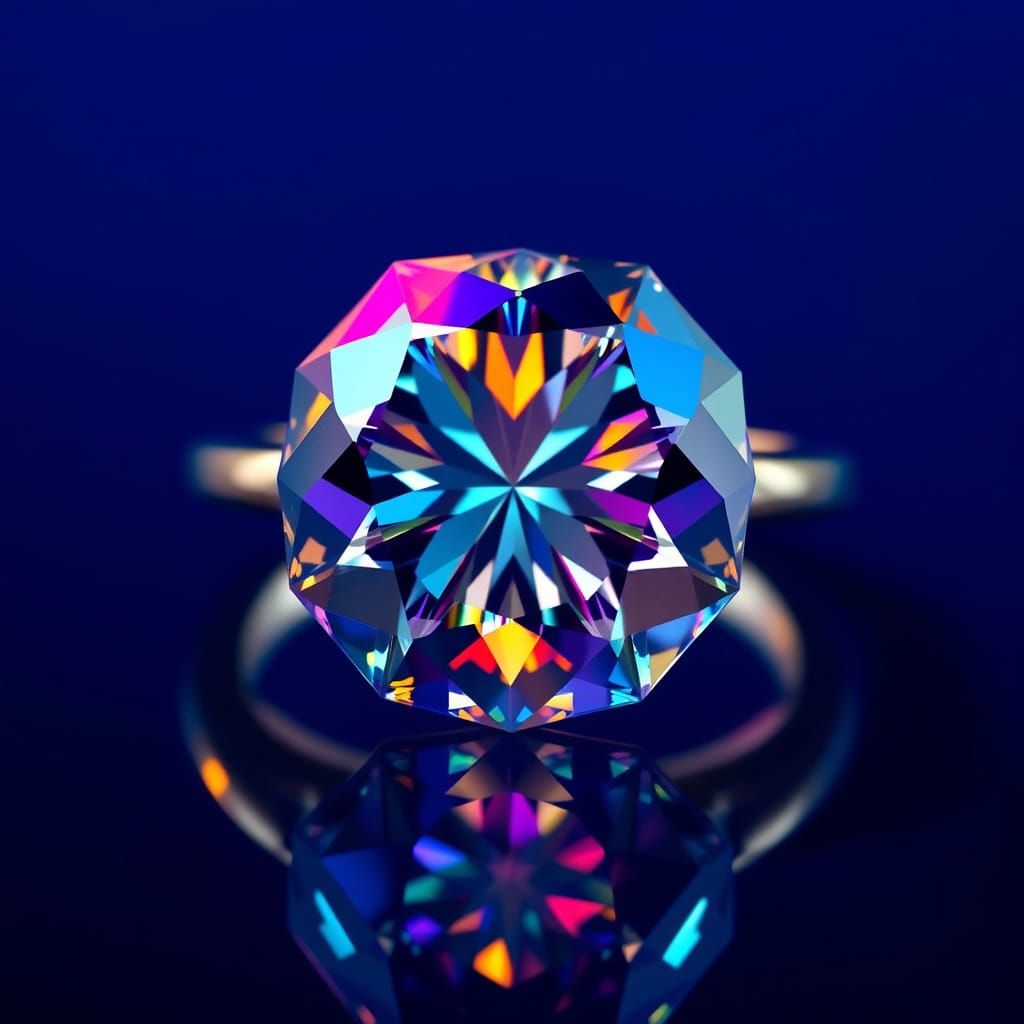 Light through diamond  by @dhee noerd