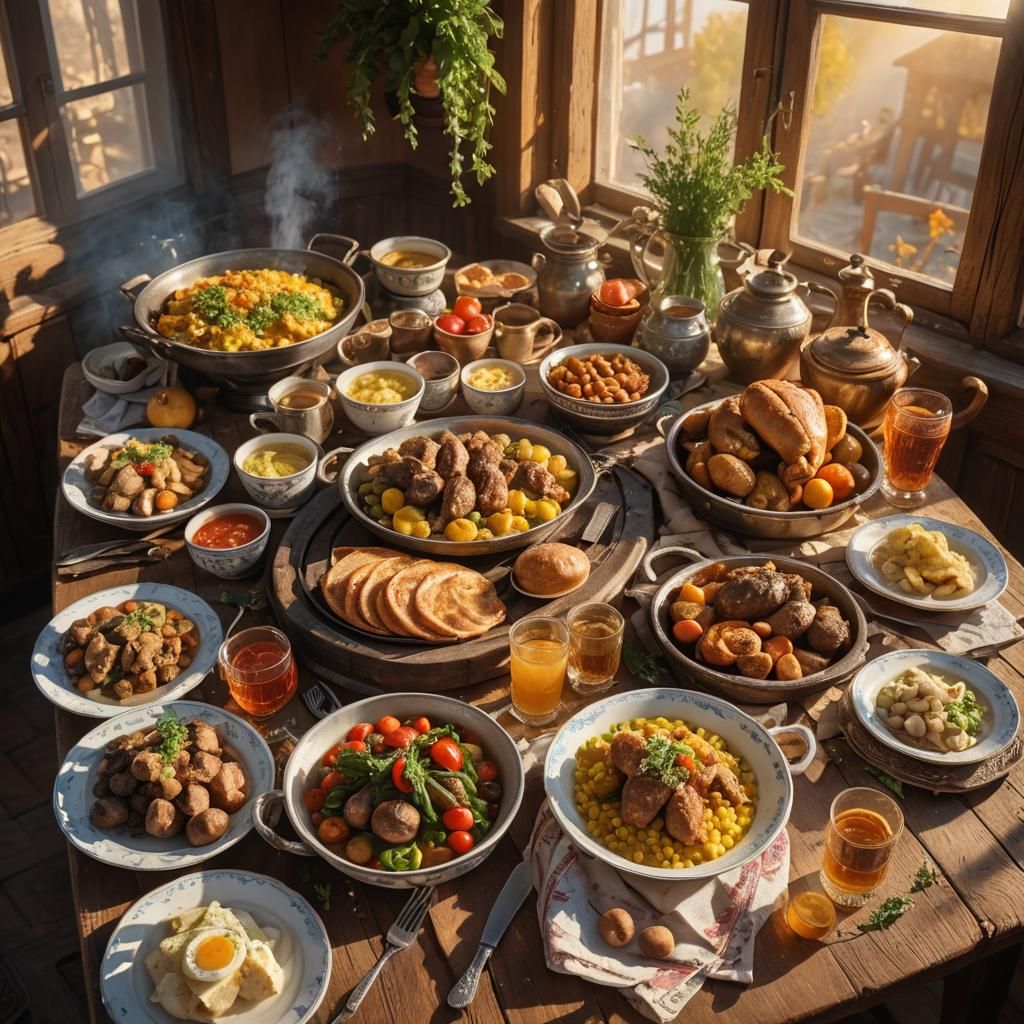 Яркие и вкусные блюда украинской кухни 