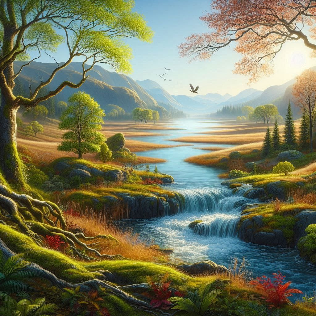 Paysage de printemps C1