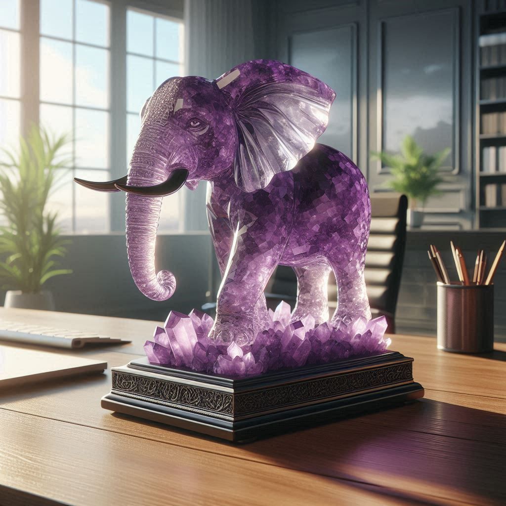 Amethyst Elephant.