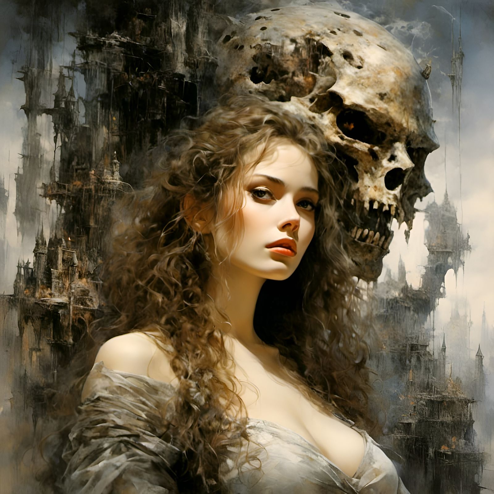 Portrait - lora: LapiDark