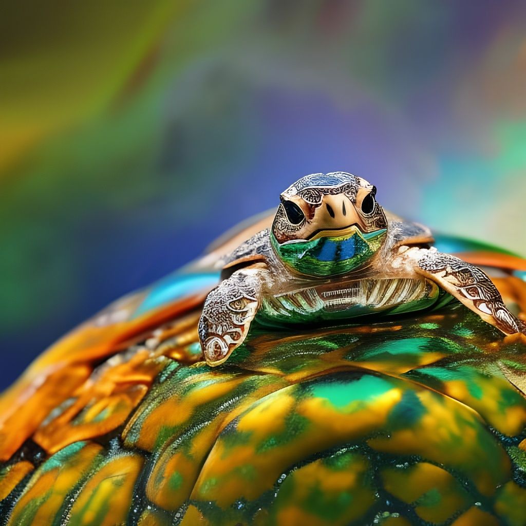 Baby Sea Turtle Catching a Ride  by @Moxiecat