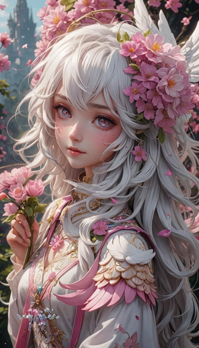 The flower angel