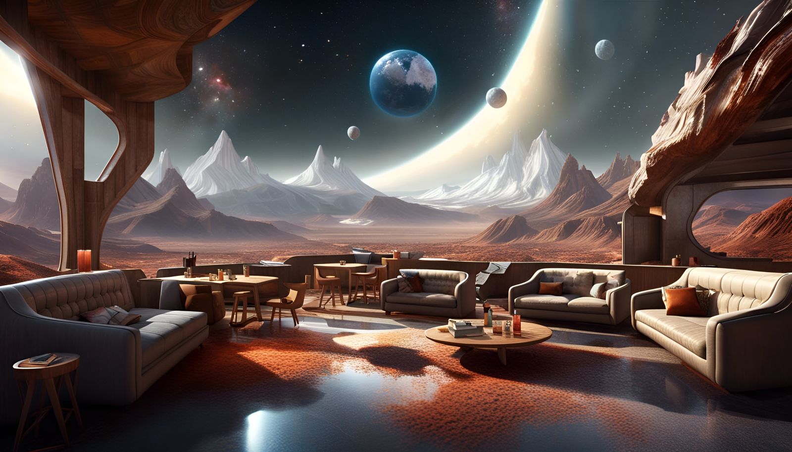 Coffee Shop in Space 3