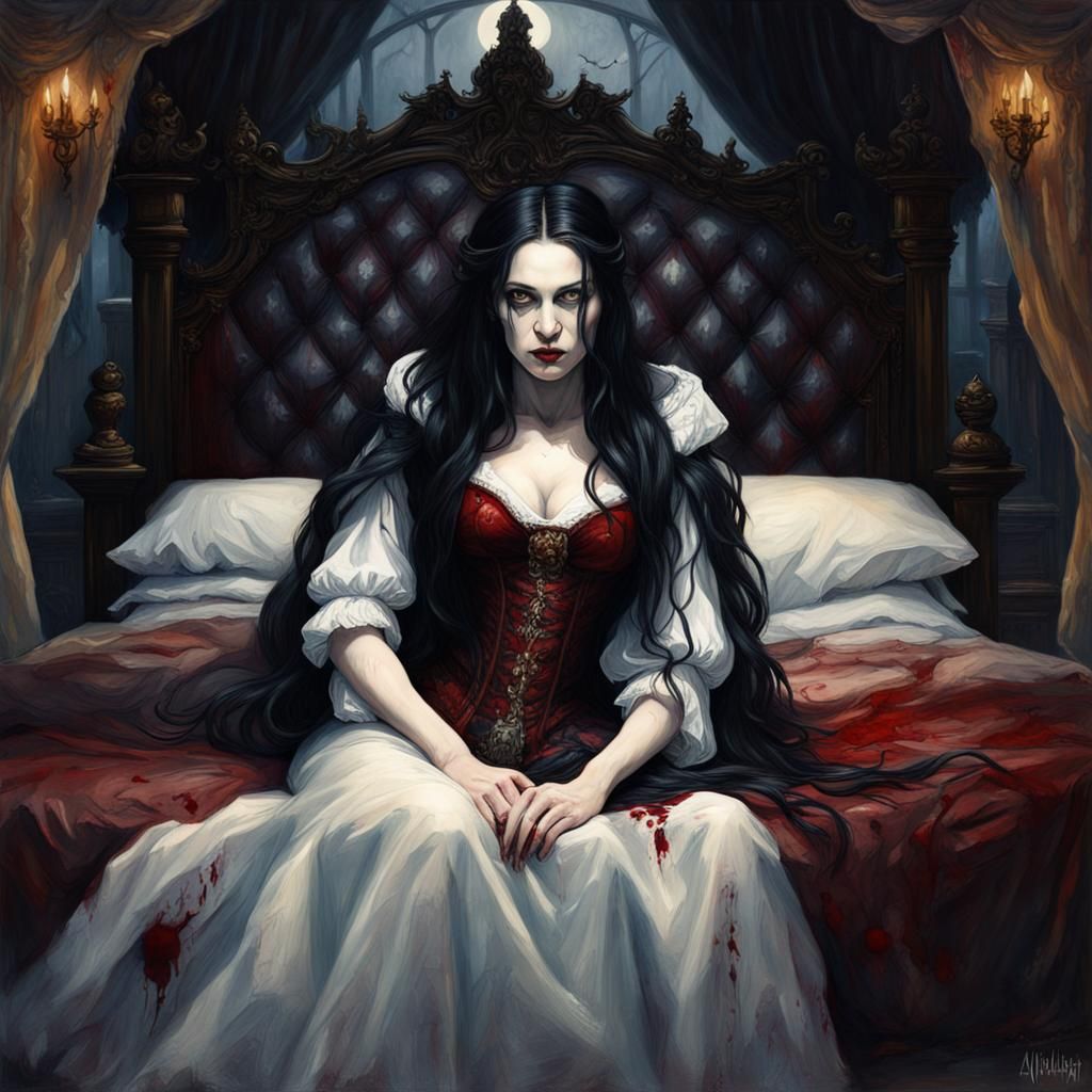 Vampire snowwhite  by @Gothic Rubette