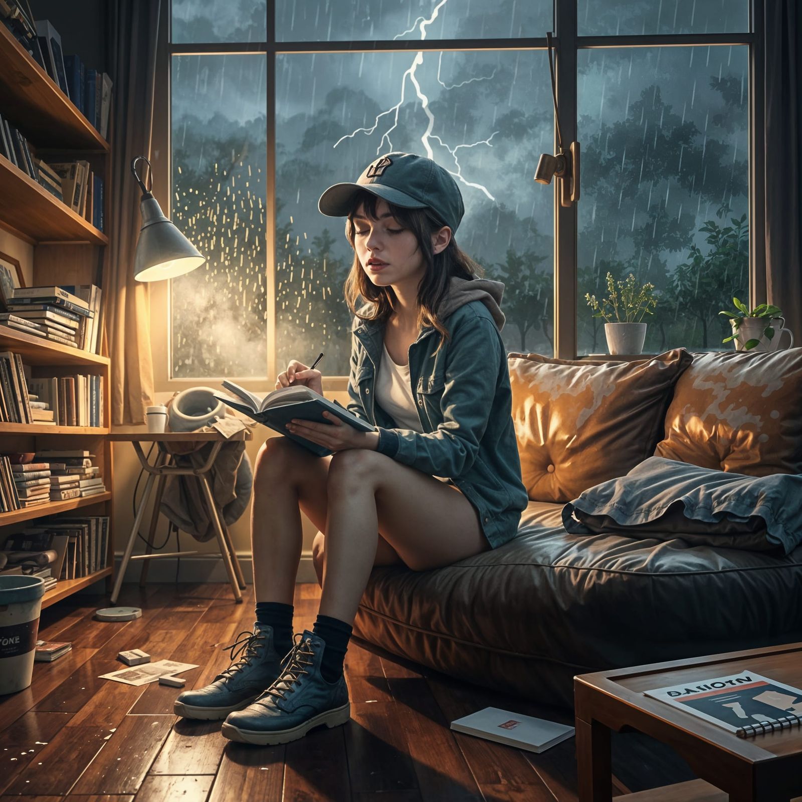 Homework   by @aiartuser