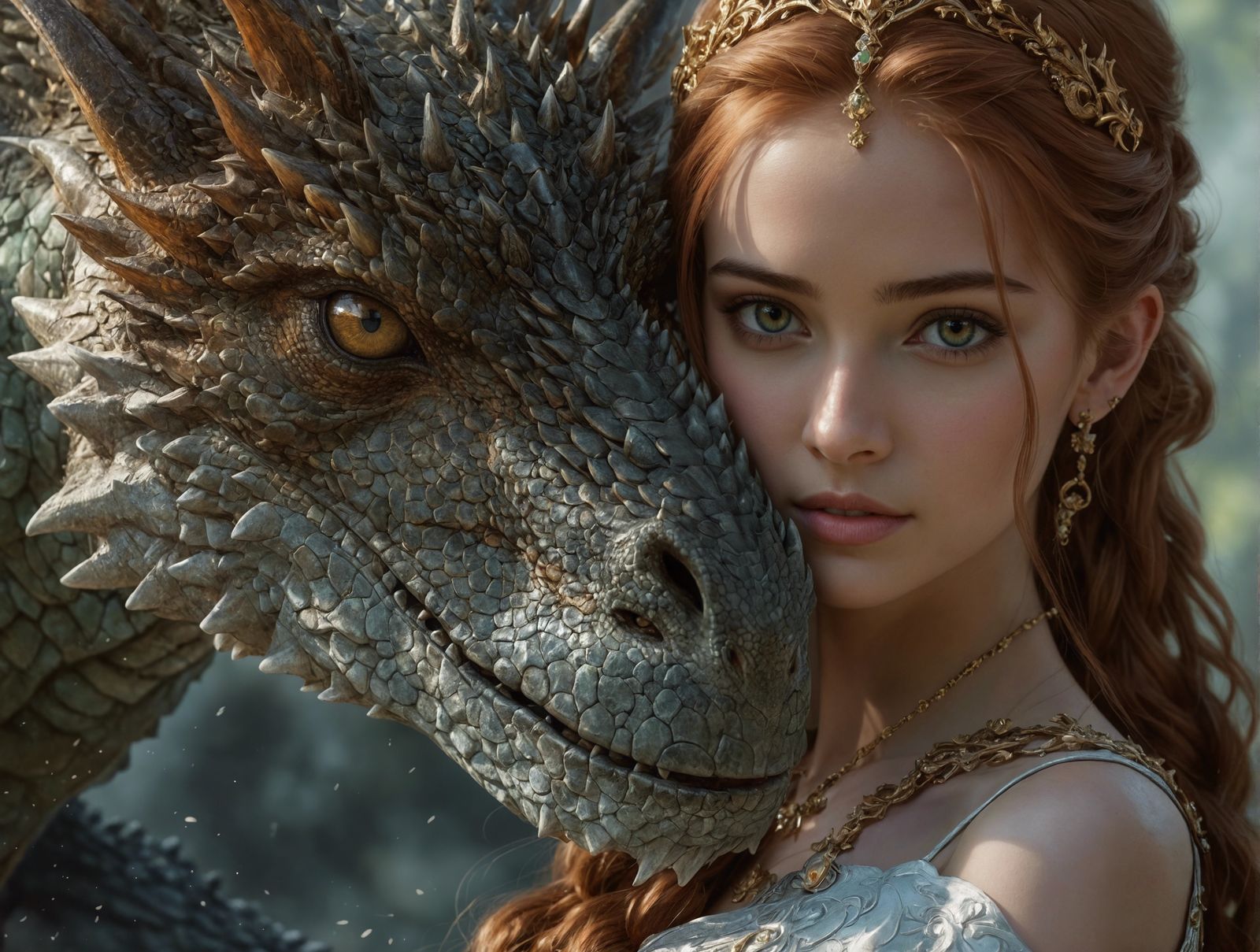 The Princess and Her Dragon Guardian