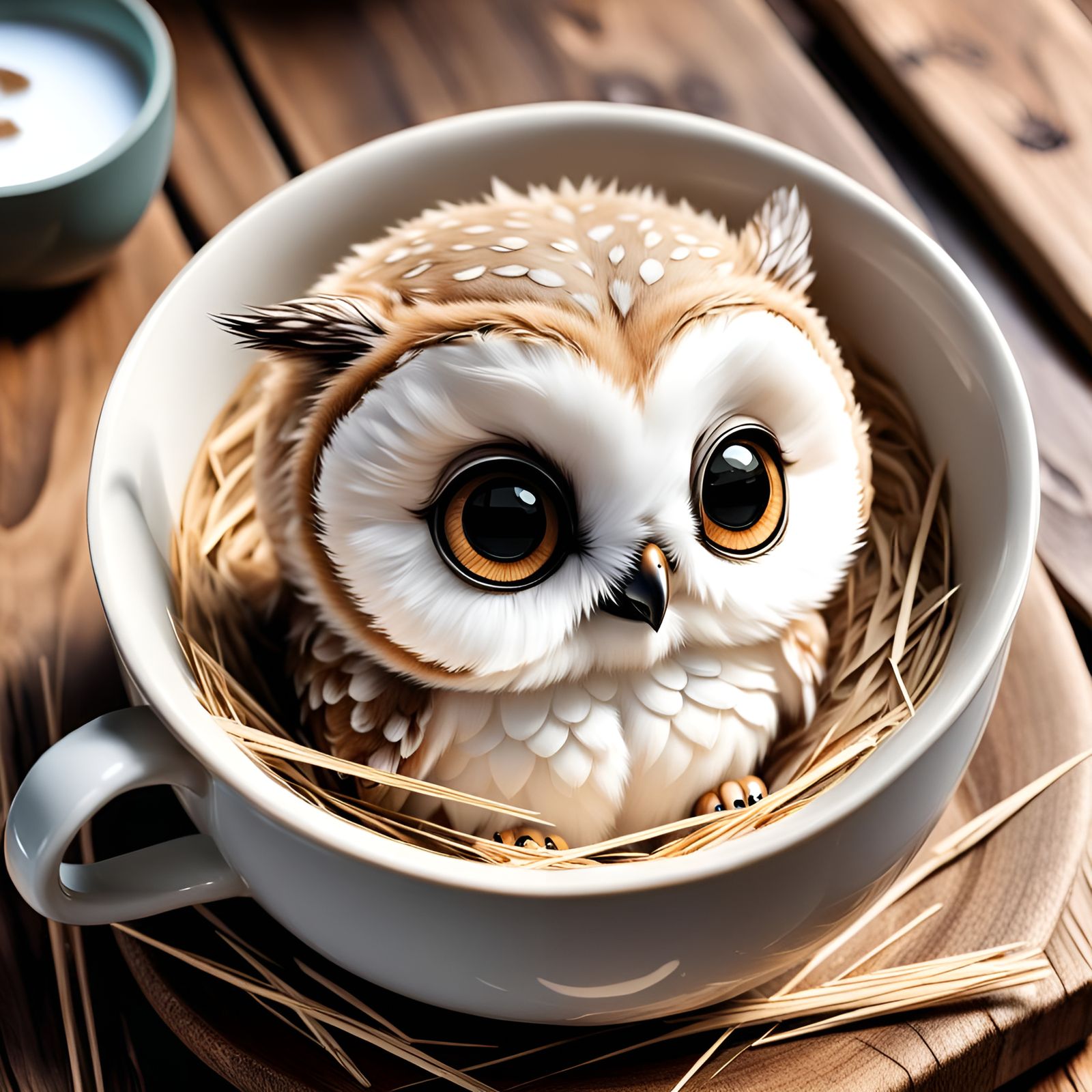 Nest in a teacup  by @DeeB