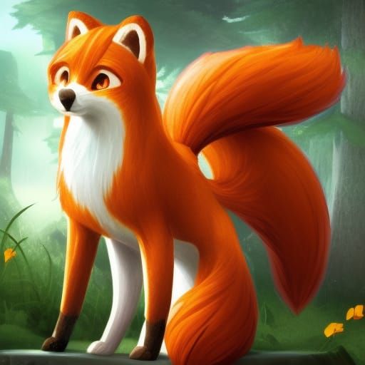 Multi-tailed Fox