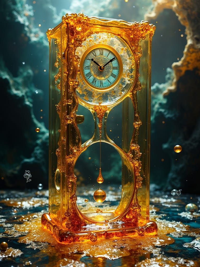 fluid time  by @Krawuzzn