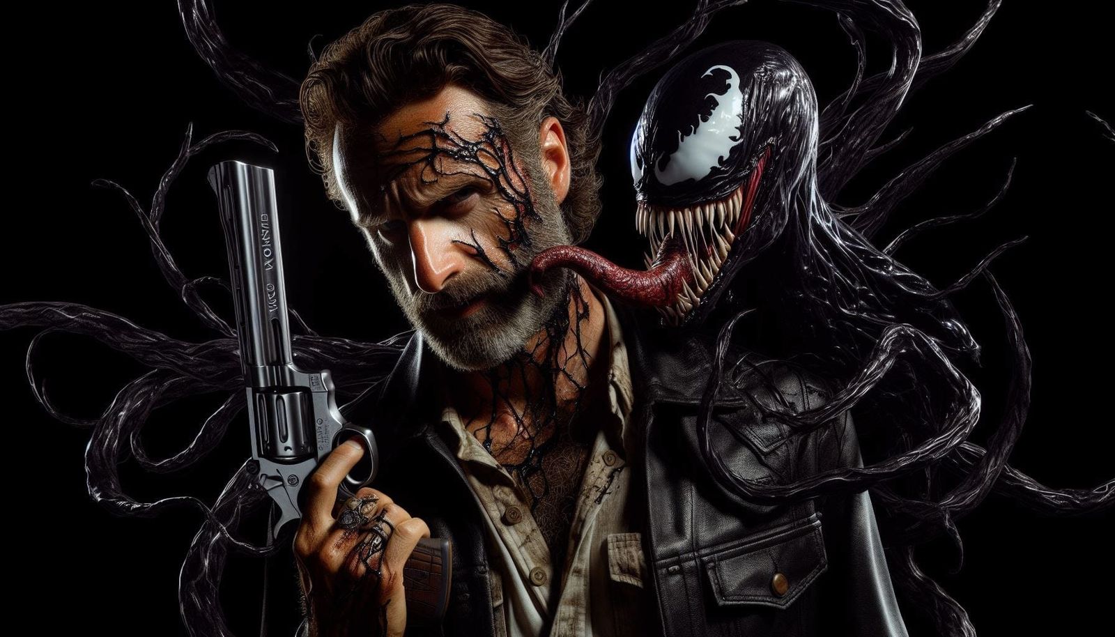 Venomized Rick Grimes