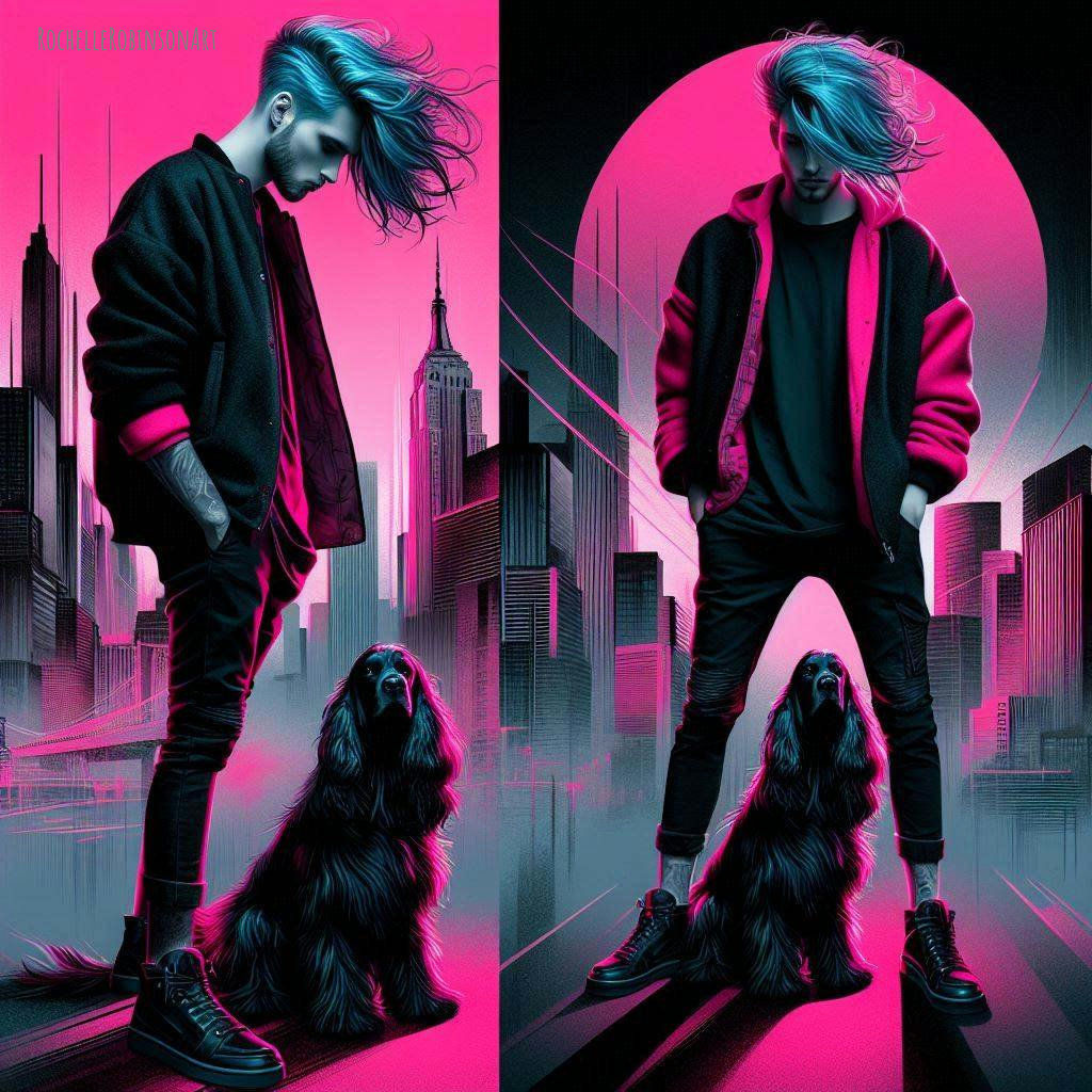 A Guy And His Dog Mel