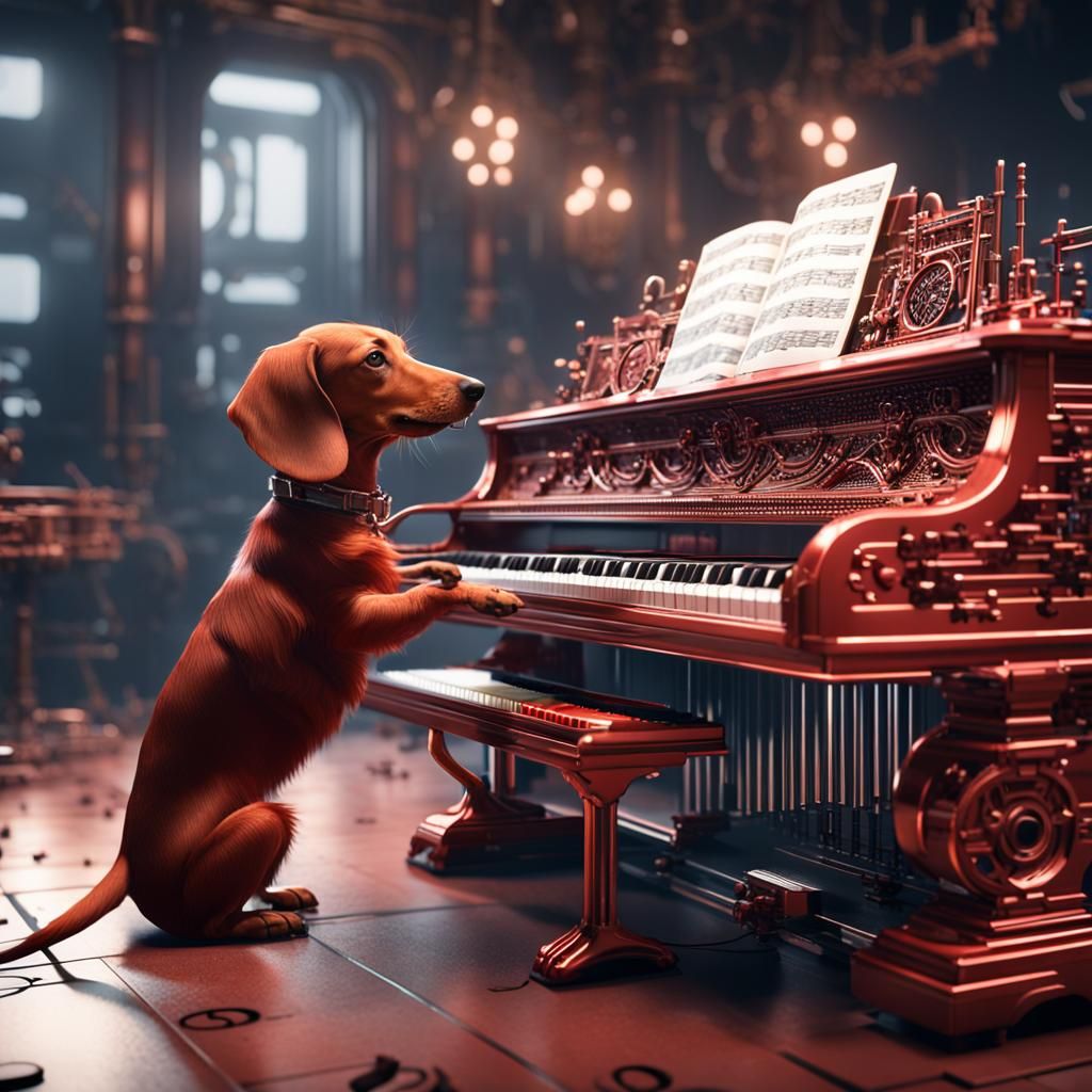 Musical Doggy  by @ISAAC MOORE
