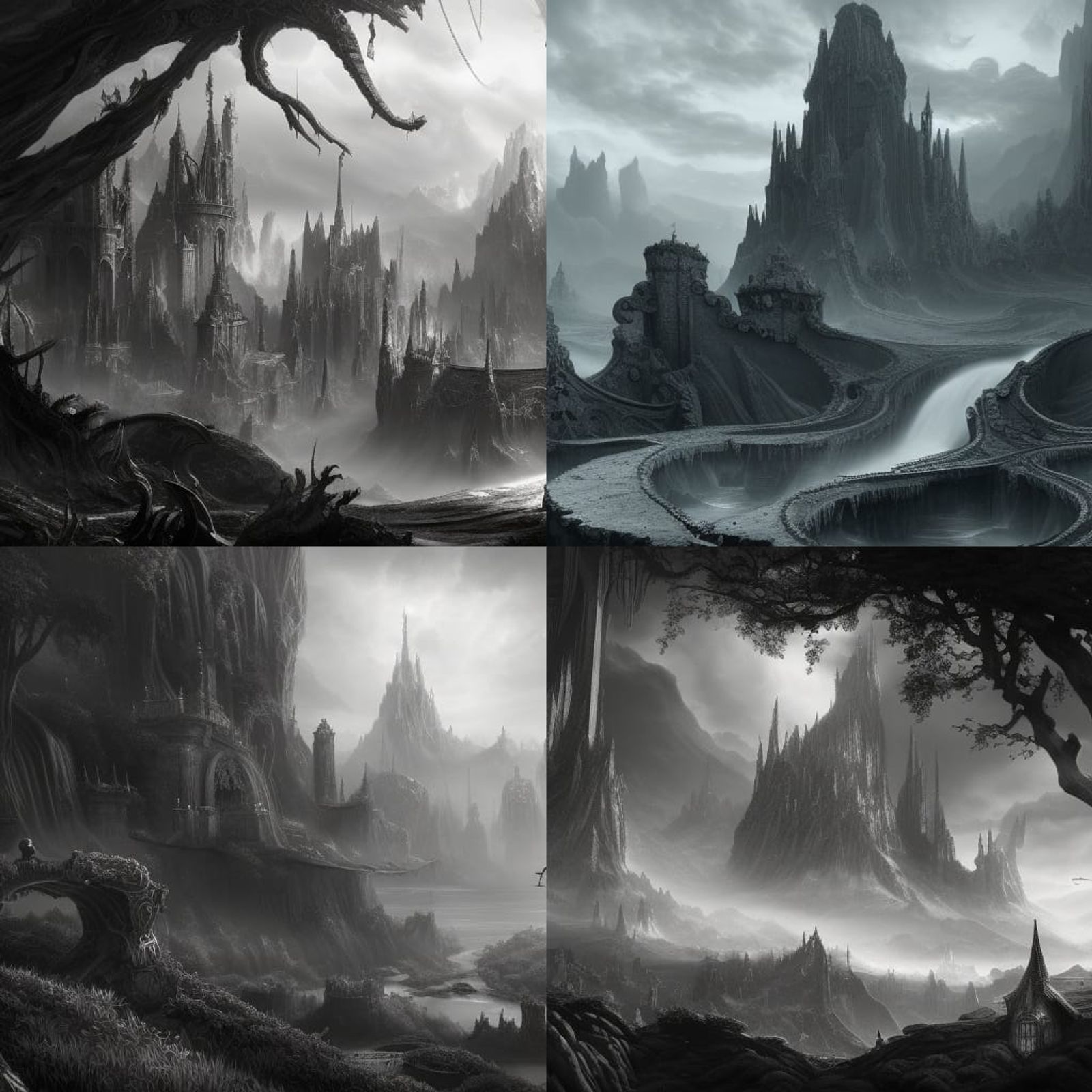 Black and white - AI Generated Artwork - NightCafe Creator