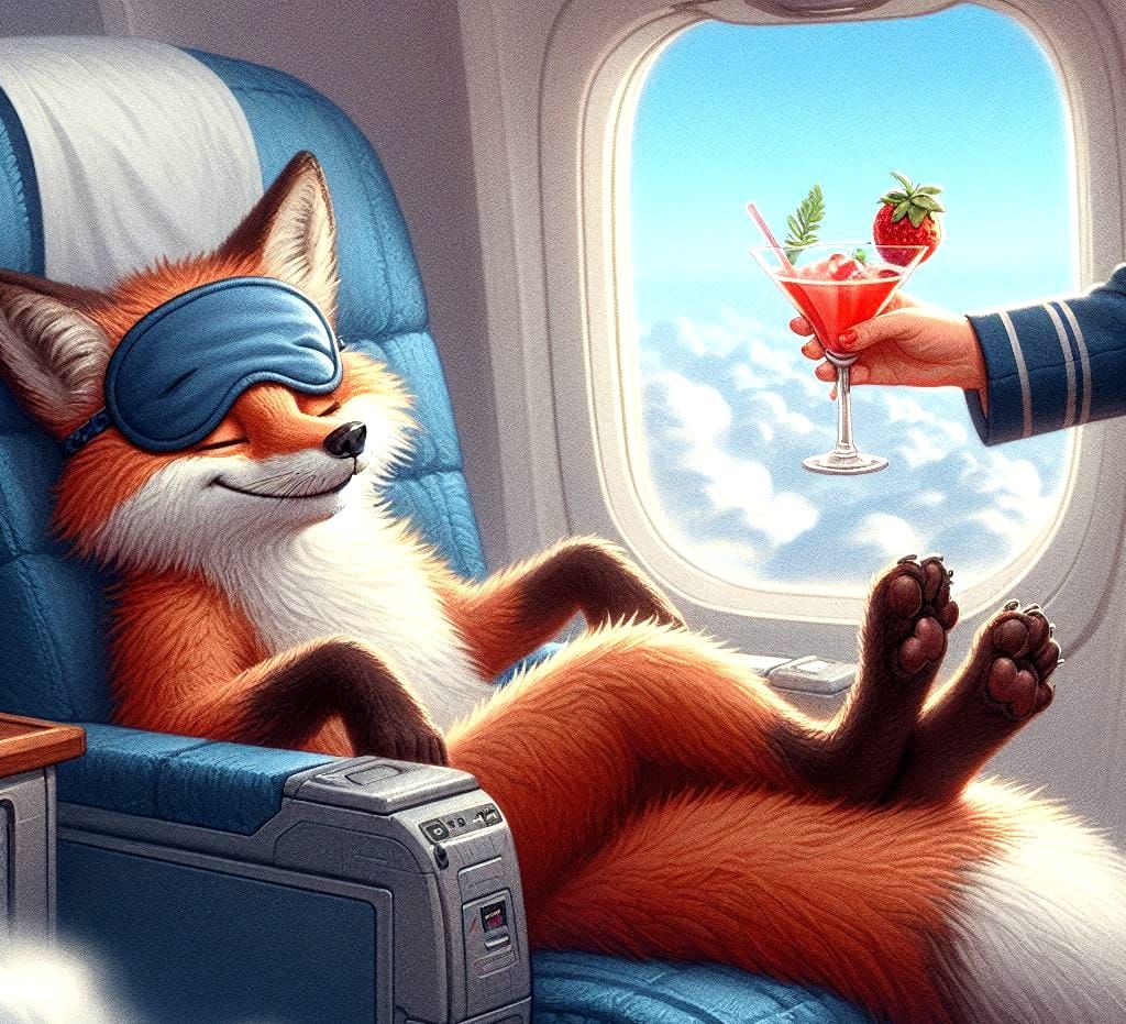 Ah, first class. The only way to fly