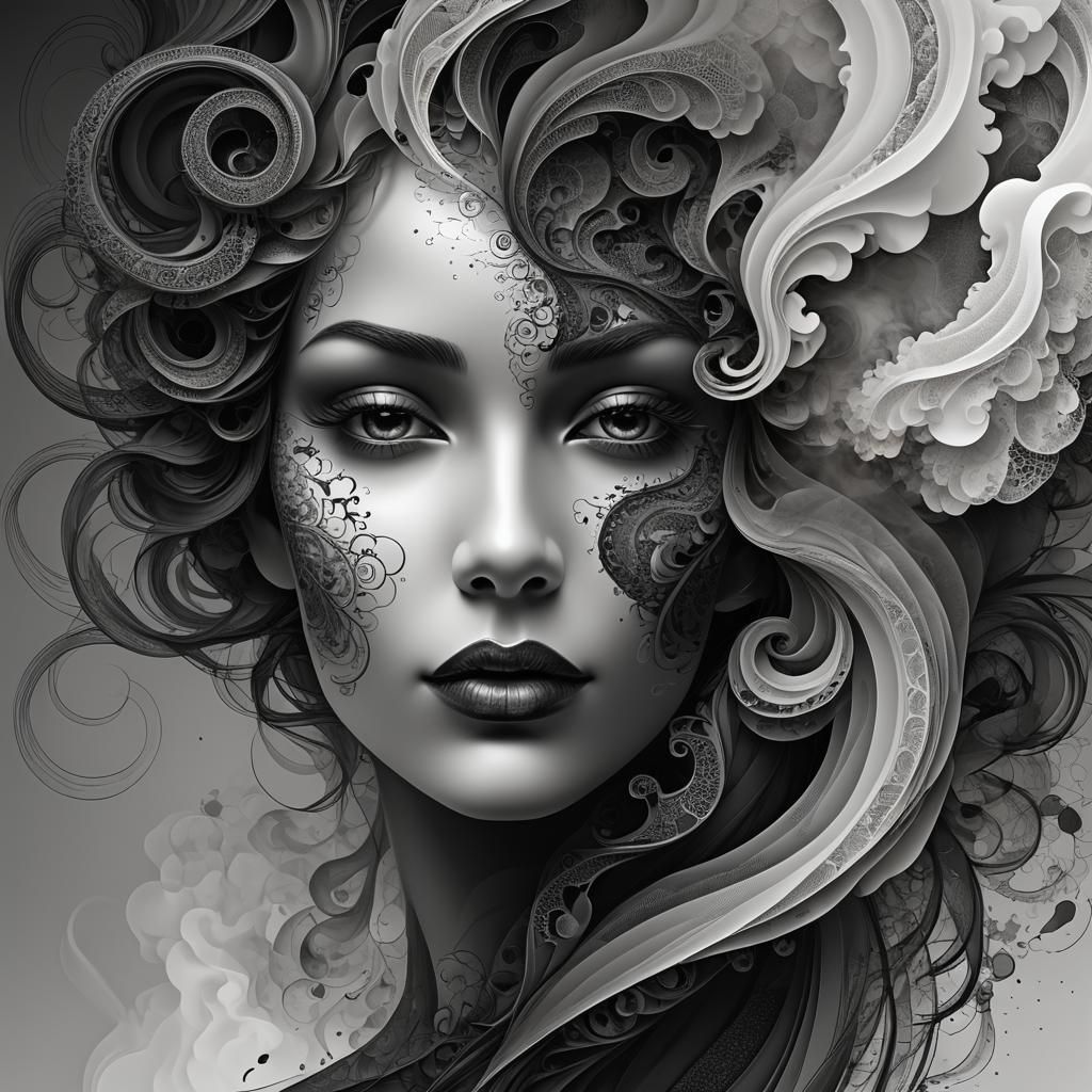 Lady with alabaster skin  by @Mariyan