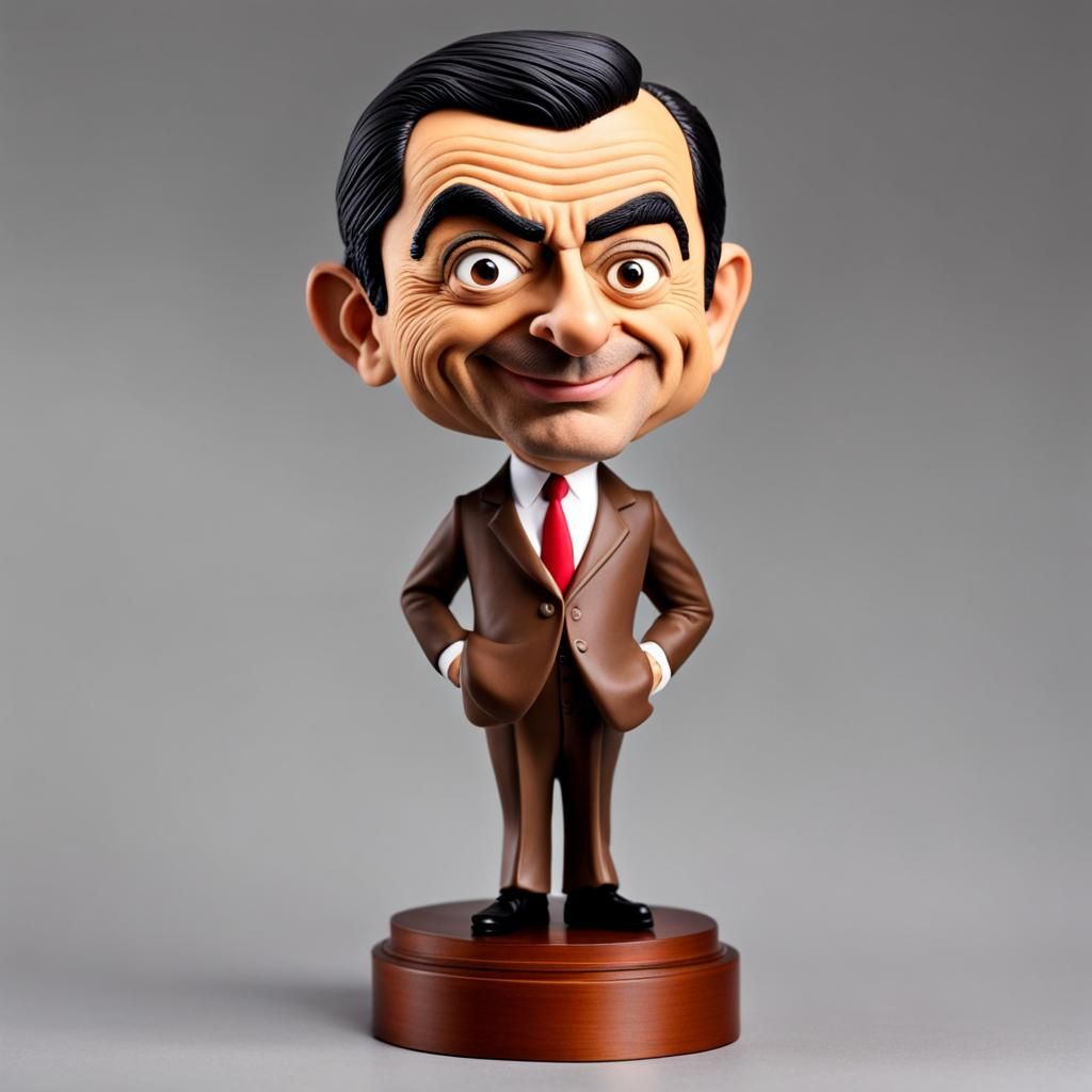 Mr Bean Bobblehead  by @Jenn