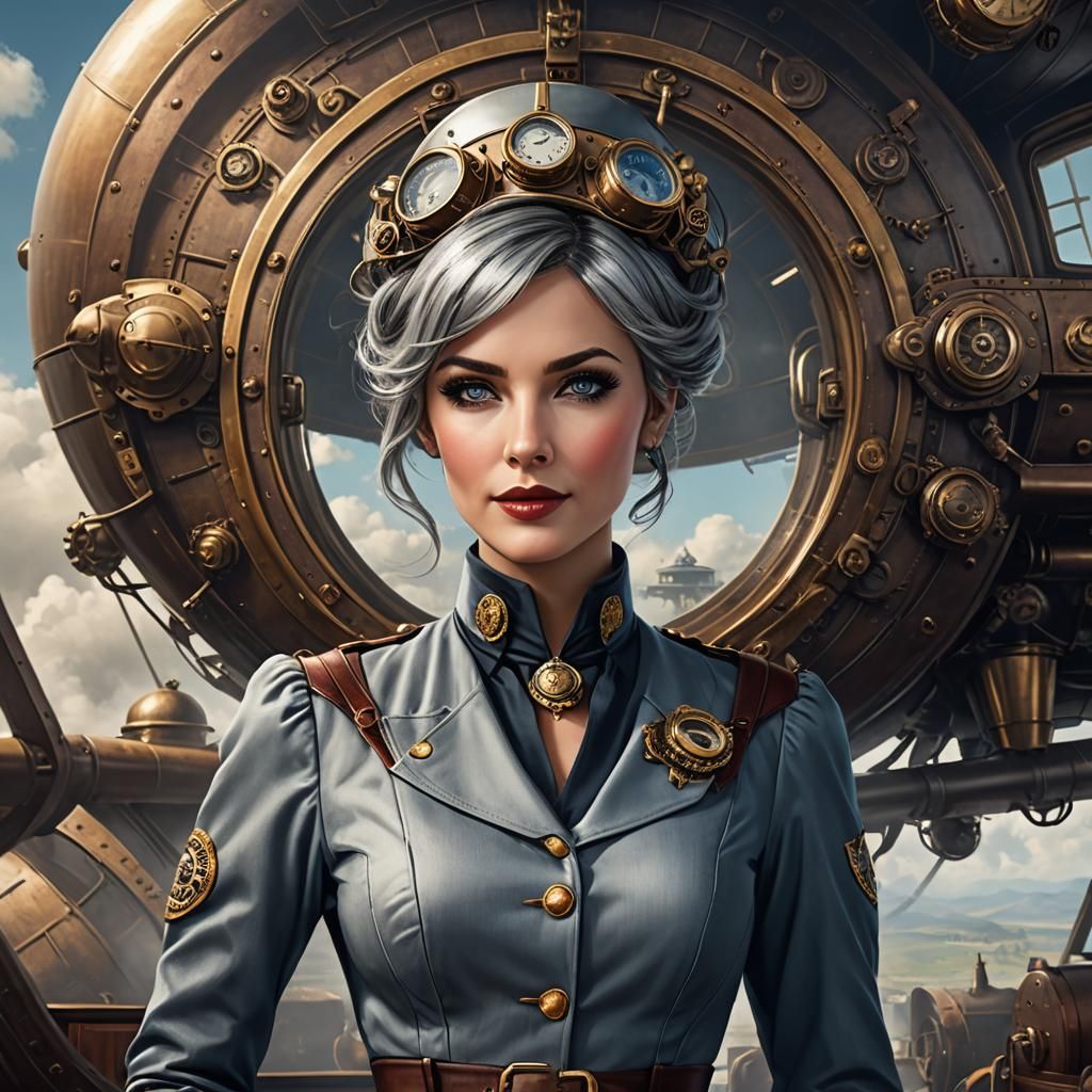 Steampunk Stewardess