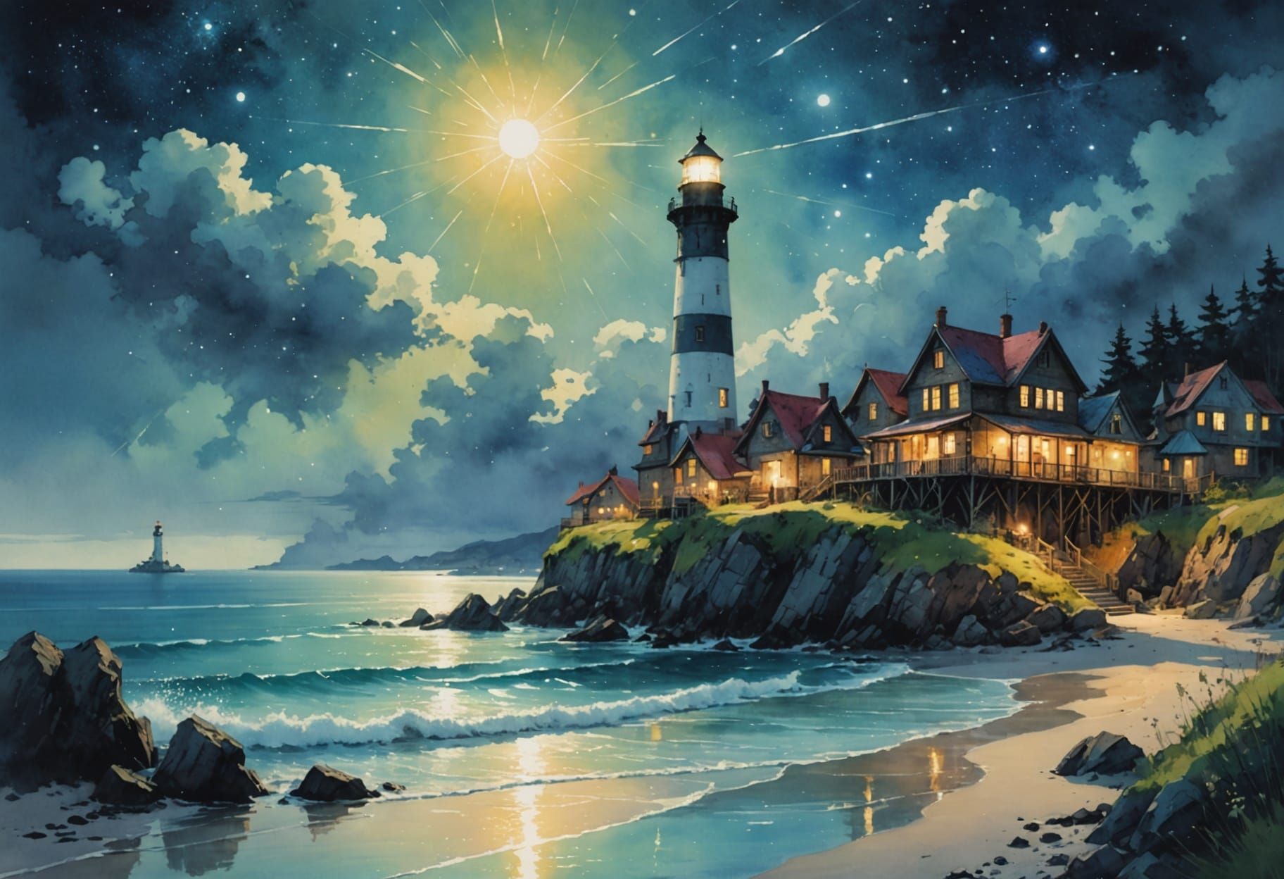 Lighthouse village 
