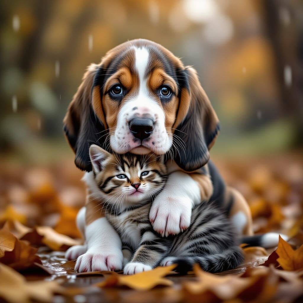 Autumn care for a little friend.  by @Elena