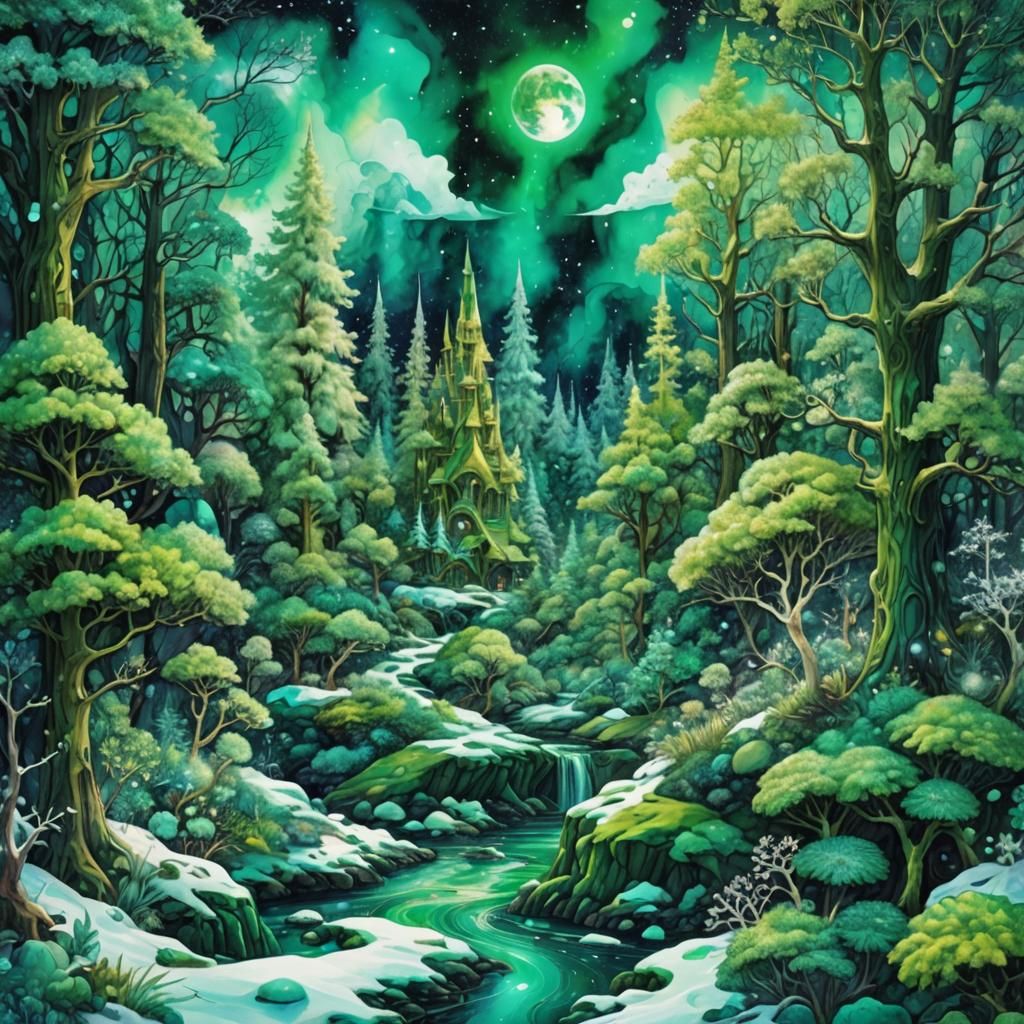 Castle in the Emerald Forest
