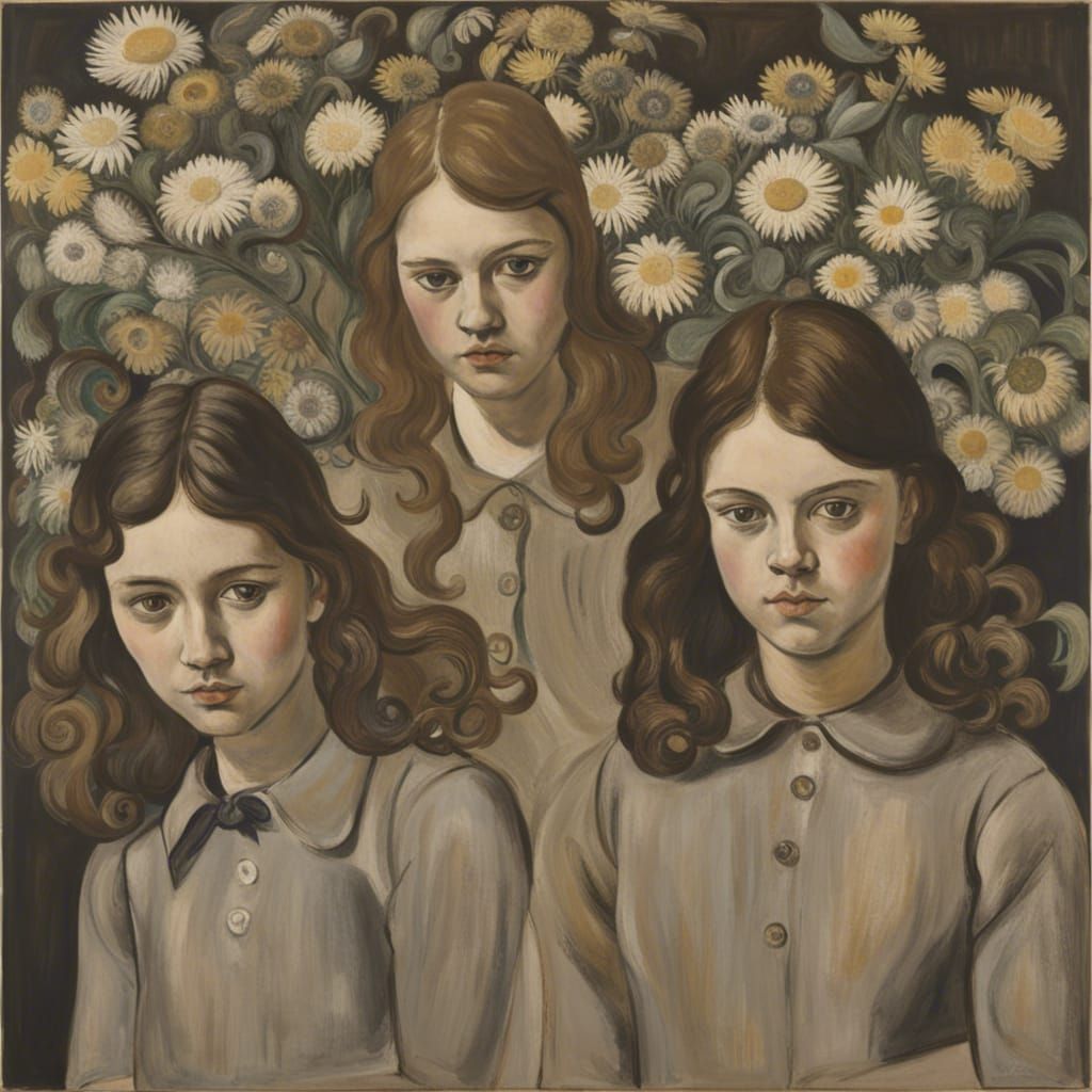 A l'ombre des jeunes filles en fleurs by Lucian Freud