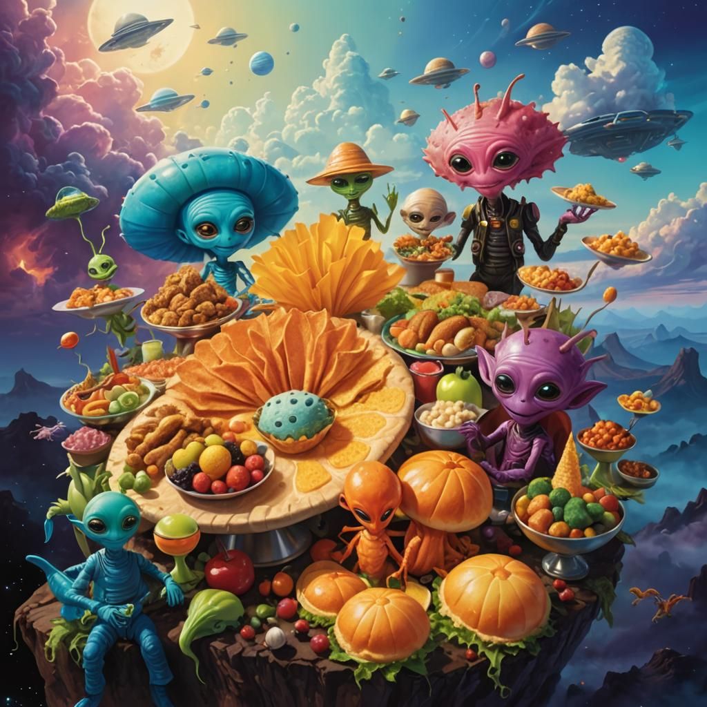 Alien lunch