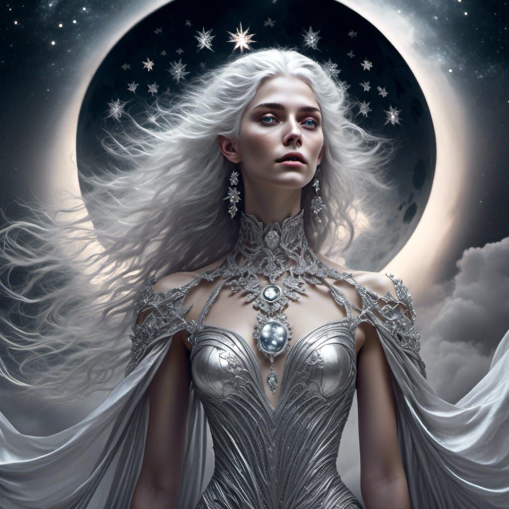Moon goddess in all her majesty