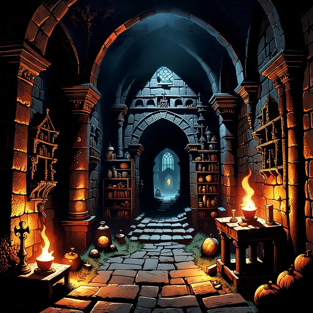 Medieval interior