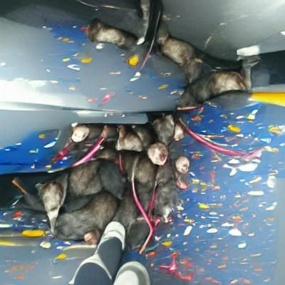 bus full of rats
